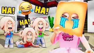 BABY BELLA NIE CHCE POKAZAĆ TWARZY W SZKOLE... (Roblox Brookhaven) Vito i Bella