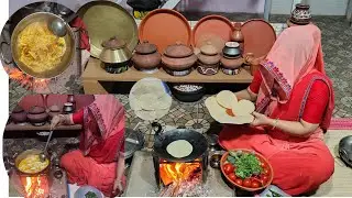 चूल्हे का खाना #rajasthani food and farming
