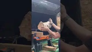 Cheap electric log splitter