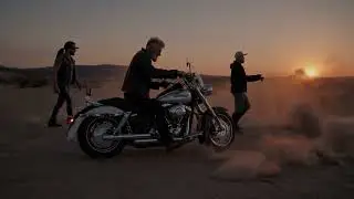 Chrome at the Chapel Gate &ndash; Outlaw Country Rock Biker Redemption (AI Music Video)