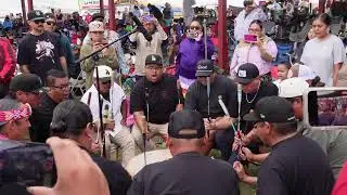 Leading Arrow at Mandaree Powwow 2025 - contest song