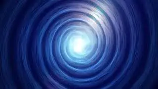 #shorts Blue energy magic hi tech digital tunnel spiral vortex whirlpool frame made of futuristic