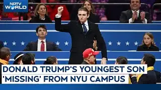 Trump News Today | Donald Trump's Youngest Son, Barron Trump, 'Missing' From NYU Campus