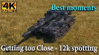 Manticore Video: Getting Too Close! 12K Spotting Damage | Ultra HD 4K | World of Tanks Best Moments
