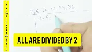 Lcm of 6,12,18,24&36|How to do lcm|what is lcm of 6,12,18,24&36|lcm kaise kare#yt#viral#video#maths