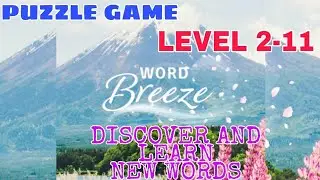 PUZZLE GAMES | WORD BREEZE | LEVEL 2-11
