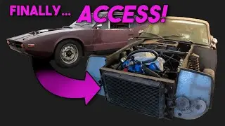 How To: Saab Sonett Clamshell & Radiator Removal! Ep.13