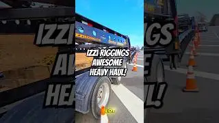 Izzi Trucking & Rigging Awesome Perimeter Frame Trailer! #trucking