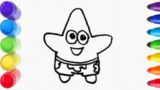رسم بسيط صديق سبونج بوب - رسم سهل اللأطفال How to Draw SpongeBob&rsquo;s Friend Easily