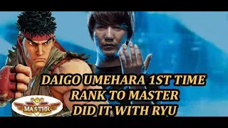 SFVAE V4 Daigo umehara 1st rank to Master with Ryu