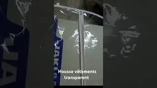 Transparent PVC clothing cover