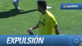 Expulsi&oacute;n de Jaume Costa por doble tarjeta amarilla