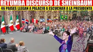 🇲🇽🦅💥MIRA: 46 NACIONES LLEGAN A PALACIO PARA ESCUCHAR EL PODEROSO DISCURSO DE SHEINBAUM