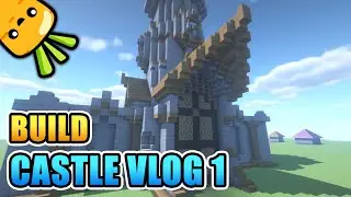 Roblox Island | Minecraft | Castle Build Vlog Part 1
