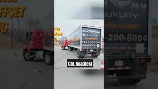 #Cdl driving test reverse offset backing best road test Tips In 2025! 🚚✨