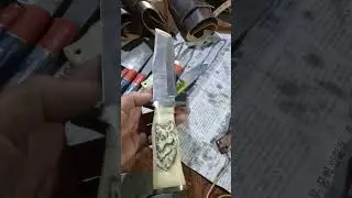 beautiful Damascus knife handmade