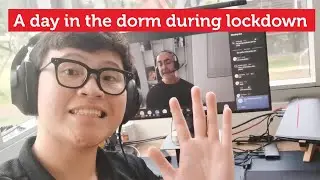 a day living in RMIT Vietnam dorm during lockdown | uni diary vlog