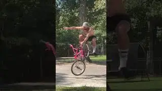 Pushing my riding and fitness. Daily #workout #fitness #bmx