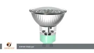 HomeLights HSECG127 Lichtspot - Lichtspots (Silber, Transparent, GU10, LED, warmwei&szlig;, Innenraum) |
