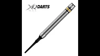 XQMax Reactor M1 20g Soft Tip Darts - Barrel Weight 18.5g - Black with Yellow - D1173