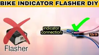 How to make Bike indicator Flasher || DIY Flasher Making ||#Lazylectro #DIY