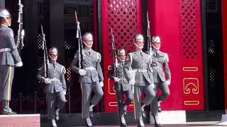 Change of guards at the National Revolutionary Martyrs' Shrine