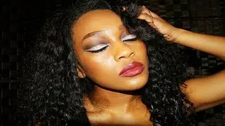 New Years Glitter Cut Crease Makeup| Talk Through 2016