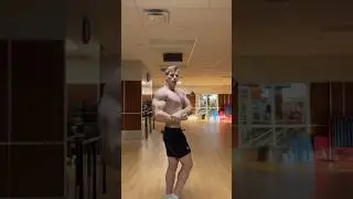 18 inch arms natural at 180lbs