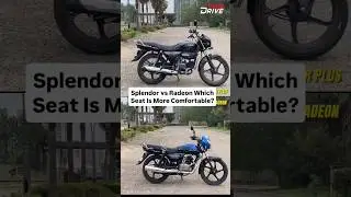 Hero Splendor Plus vs TVS Radeon | Which Has the Better Seat? Times Drive Green #shorts