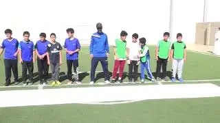 لحظات دخول الفريقين والنشيد الوطني مدرسة عكاشه بن محصن الابتدائية
