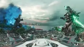 Godzilla the ride great clash: Godzilla vs G Breaker with sounds