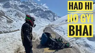 HAAD HO GAYI 😨😨 | EXTREEM SNOW RIDE IN ( -17&deg; ) | VampVlogs |