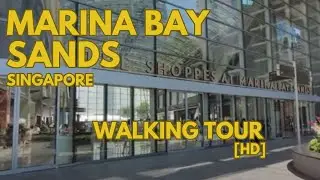 [HD] Singapore Walking Tour ~ Marina Bay Sands - Merlion - Esplanade MRT