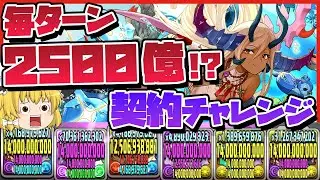 【パズドラドラゴン縛り】16万倍の超絶火力!!新時代の多色十字パ 夏休みソニアグランで契約チャレンジを破壊する!!【ゆっくり実況】