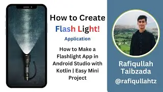How to Make a Flashlight App in Android Studio with Kotlin | Easy Mini Project