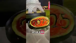 Spend new years eve with me in Goa 🇮🇳🥳 #newyearseve #2025 #goa #india #fireworks #vegan #buffet