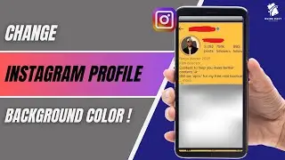 How To Change Instagram Profile Theme & Background Color!