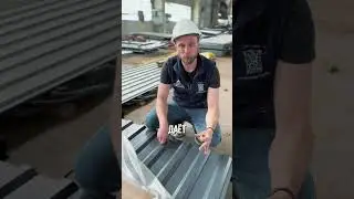 🔍 Как же правильно крепить профлист? #металл #металлопрокат #кровля #алматы #казахстан #стройка #diy