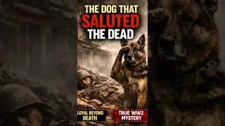 The Dog That Saluted the Dead | WWII True Mystery 🐕#WW2Mystery#trending#shorts