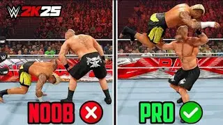 WWE 2K25 Noob vs Pro 😱 | Pro Tricks Revealed 🔥 | Tamil