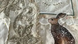Part 4 Vol 8 Gathered Things my BACKGROUND #roxyjournalofstitchery #slowstitch