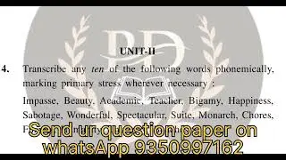 KUK MA 3rd sem English Language Paper Examination 2021 previous year question paper
