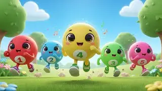 1-10 Number Song - Count Balloons | Toddler Learning Video Song | Educational Nursery Rhymes