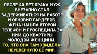 Жена нашла тайный телефон мужа. Проследив за ним, застыла в дверях, увидев, кто ждал его внутри.