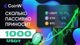 Заработок на CoinW без трейдинга | Мой реальный пассивный доход с 1000 USDT