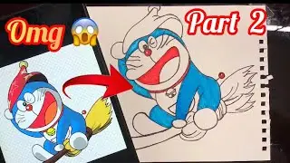 How to Easily Colour Doraemon Drawing//drawing || PART -2 Best Drawing 💖😱