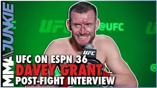Davey Grant Wants Quick Turnaround in London After KO Win | UFC on ESPN 36