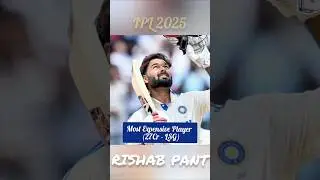 Most Expensive players ipl 2025 #ipl #indian premier league
