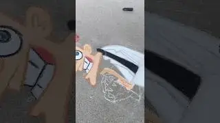 Drawing a platypus (PERRY the Platypus?!) and Dr. Doofenshmirtz with sidewalk chalk #phineasandferb