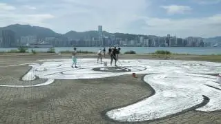 Biggest floor mural Giant Koi #sizematters